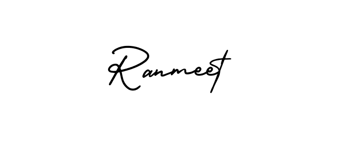 Make a beautiful signature design for name Ranmeet. Use this online signature maker to create a handwritten signature for free. Ranmeet signature style 3 images and pictures png