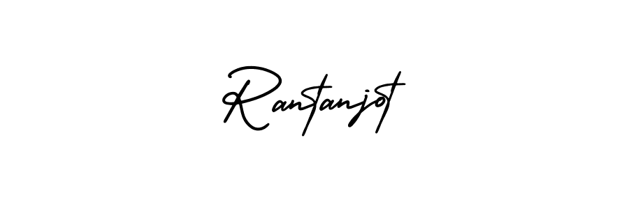 Design your own signature with our free online signature maker. With this signature software, you can create a handwritten (AmerikaSignatureDemo-Regular) signature for name Rantanjot. Rantanjot signature style 3 images and pictures png