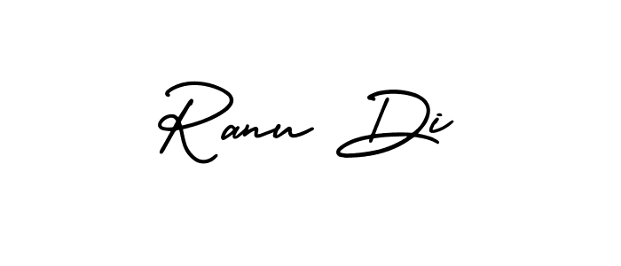 if you are searching for the best signature style for your name Ranu Di. so please give up your signature search. here we have designed multiple signature styles  using AmerikaSignatureDemo-Regular. Ranu Di signature style 3 images and pictures png