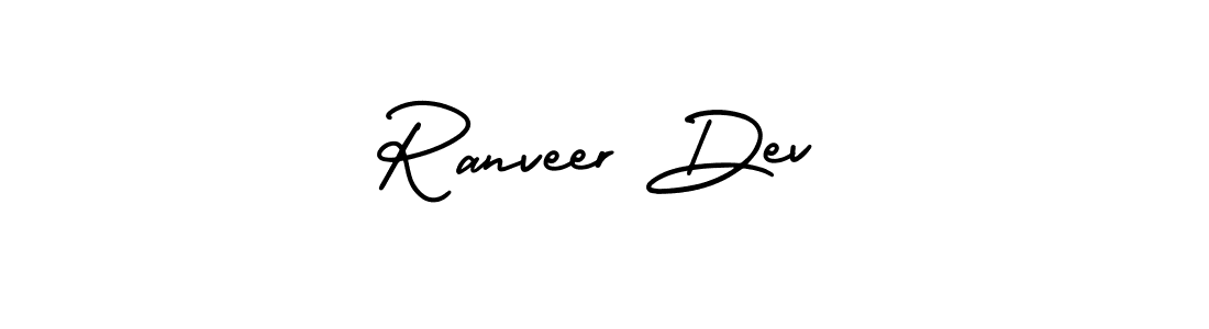 Create a beautiful signature design for name Ranveer Dev. With this signature (AmerikaSignatureDemo-Regular) fonts, you can make a handwritten signature for free. Ranveer Dev signature style 3 images and pictures png