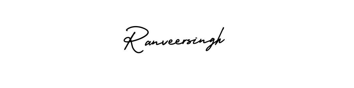 Design your own signature with our free online signature maker. With this signature software, you can create a handwritten (AmerikaSignatureDemo-Regular) signature for name Ranveersingh. Ranveersingh signature style 3 images and pictures png