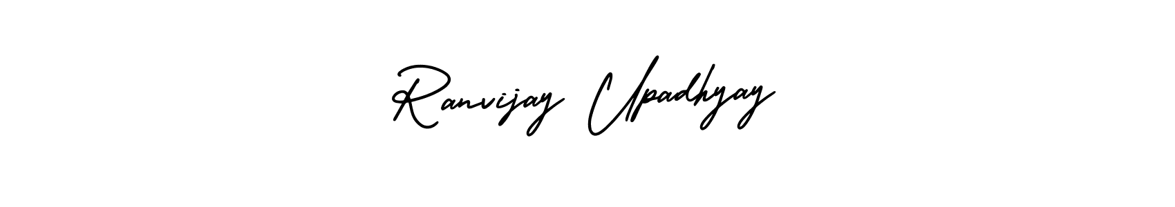 Design your own signature with our free online signature maker. With this signature software, you can create a handwritten (AmerikaSignatureDemo-Regular) signature for name Ranvijay Upadhyay. Ranvijay Upadhyay signature style 3 images and pictures png