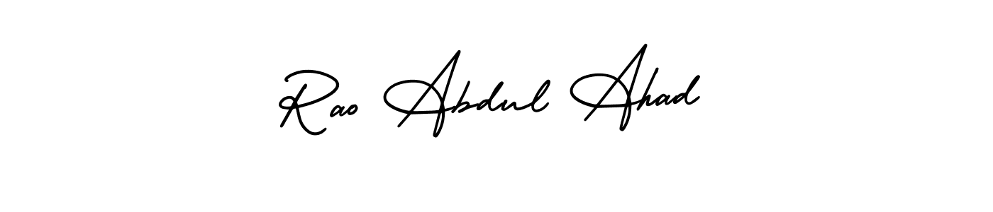 Best and Professional Signature Style for Rao Abdul Ahad. AmerikaSignatureDemo-Regular Best Signature Style Collection. Rao Abdul Ahad signature style 3 images and pictures png