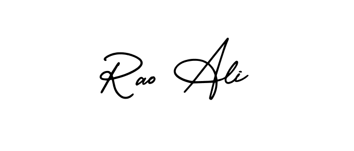 You can use this online signature creator to create a handwritten signature for the name Rao Ali. This is the best online autograph maker. Rao Ali signature style 3 images and pictures png