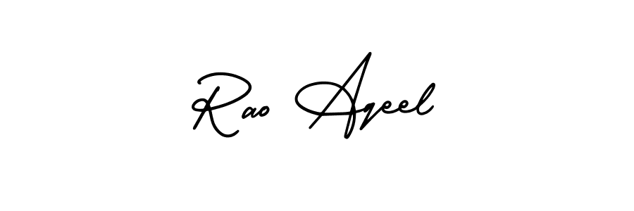 Check out images of Autograph of Rao Aqeel name. Actor Rao Aqeel Signature Style. AmerikaSignatureDemo-Regular is a professional sign style online. Rao Aqeel signature style 3 images and pictures png