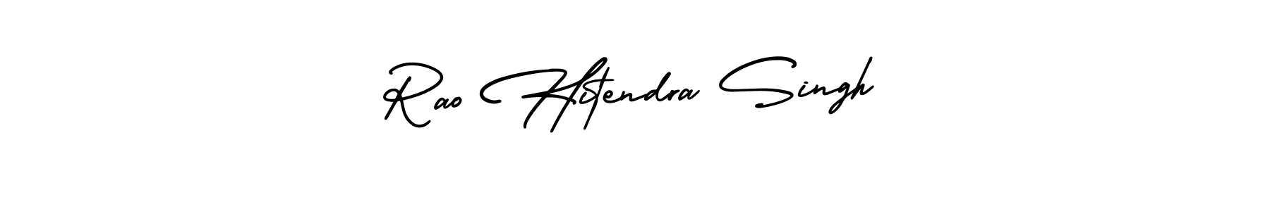 AmerikaSignatureDemo-Regular is a professional signature style that is perfect for those who want to add a touch of class to their signature. It is also a great choice for those who want to make their signature more unique. Get Rao Hitendra Singh name to fancy signature for free. Rao Hitendra Singh signature style 3 images and pictures png