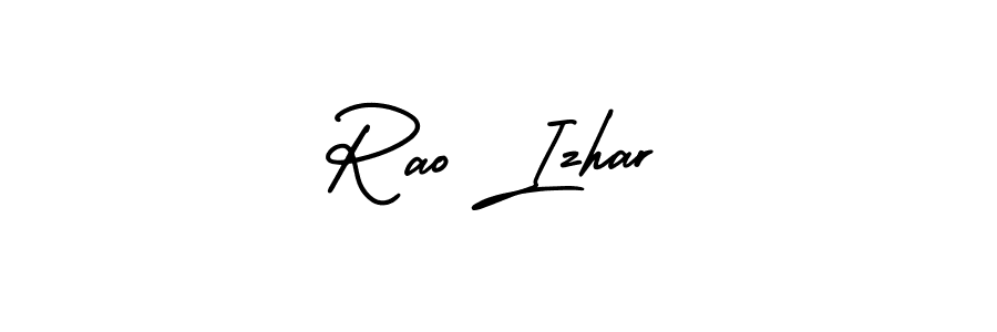 How to make Rao Izhar signature? AmerikaSignatureDemo-Regular is a professional autograph style. Create handwritten signature for Rao Izhar name. Rao Izhar signature style 3 images and pictures png