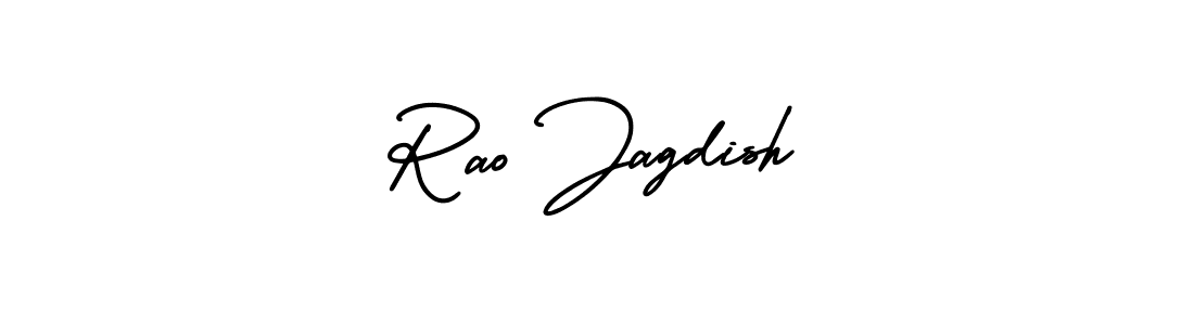 AmerikaSignatureDemo-Regular is a professional signature style that is perfect for those who want to add a touch of class to their signature. It is also a great choice for those who want to make their signature more unique. Get Rao Jagdish name to fancy signature for free. Rao Jagdish signature style 3 images and pictures png