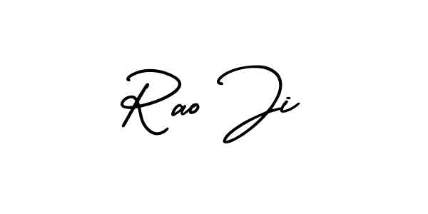 Check out images of Autograph of Rao Ji name. Actor Rao Ji Signature Style. AmerikaSignatureDemo-Regular is a professional sign style online. Rao Ji signature style 3 images and pictures png