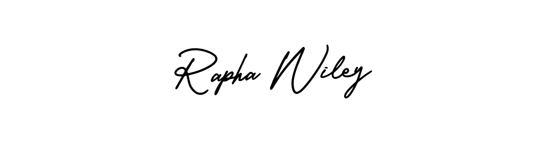 Similarly AmerikaSignatureDemo-Regular is the best handwritten signature design. Signature creator online .You can use it as an online autograph creator for name Rapha Wiley. Rapha Wiley signature style 3 images and pictures png