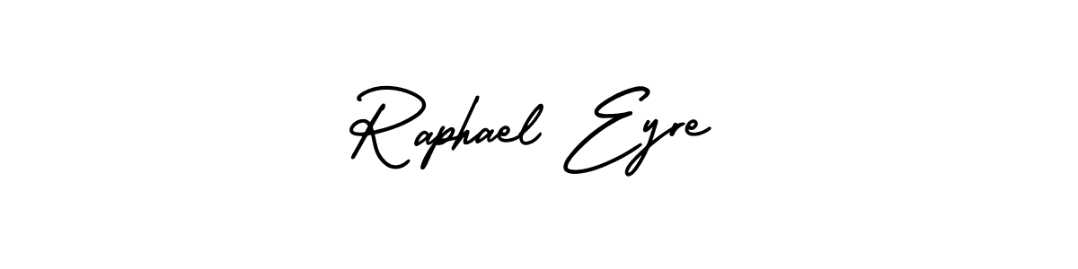 Use a signature maker to create a handwritten signature online. With this signature software, you can design (AmerikaSignatureDemo-Regular) your own signature for name Raphael Eyre. Raphael Eyre signature style 3 images and pictures png