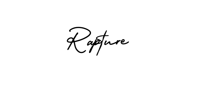 Use a signature maker to create a handwritten signature online. With this signature software, you can design (AmerikaSignatureDemo-Regular) your own signature for name Rapture. Rapture signature style 3 images and pictures png