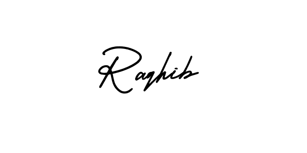 Once you've used our free online signature maker to create your best signature AmerikaSignatureDemo-Regular style, it's time to enjoy all of the benefits that Raqhib name signing documents. Raqhib signature style 3 images and pictures png