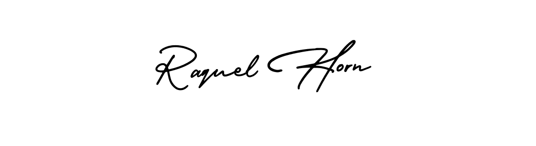 Create a beautiful signature design for name Raquel Horn. With this signature (AmerikaSignatureDemo-Regular) fonts, you can make a handwritten signature for free. Raquel Horn signature style 3 images and pictures png