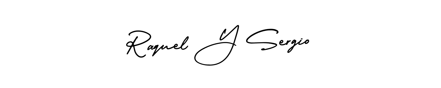 See photos of Raquel Y Sergio official signature by Spectra . Check more albums & portfolios. Read reviews & check more about AmerikaSignatureDemo-Regular font. Raquel Y Sergio signature style 3 images and pictures png