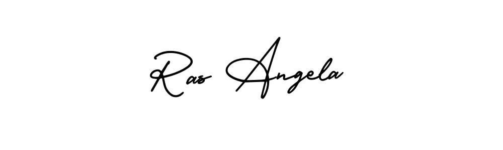 Make a beautiful signature design for name Ras Angela. With this signature (AmerikaSignatureDemo-Regular) style, you can create a handwritten signature for free. Ras Angela signature style 3 images and pictures png