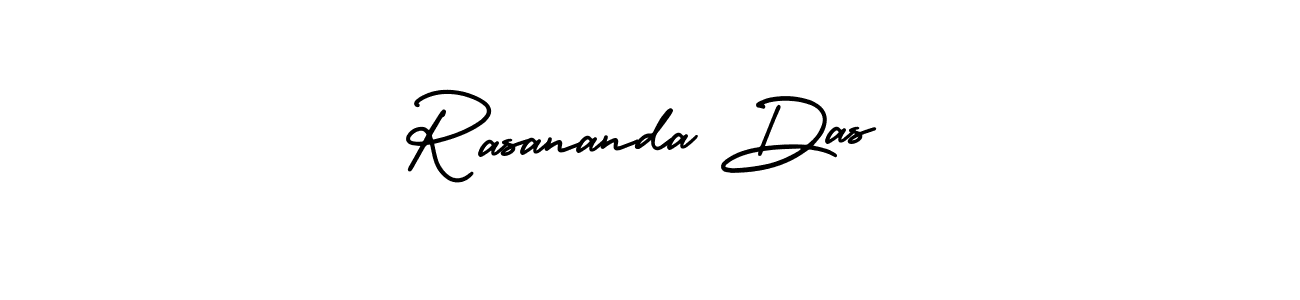 Make a short Rasananda Das signature style. Manage your documents anywhere anytime using AmerikaSignatureDemo-Regular. Create and add eSignatures, submit forms, share and send files easily. Rasananda Das signature style 3 images and pictures png