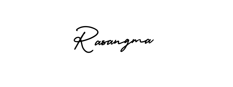 How to make Rasangma signature? AmerikaSignatureDemo-Regular is a professional autograph style. Create handwritten signature for Rasangma name. Rasangma signature style 3 images and pictures png