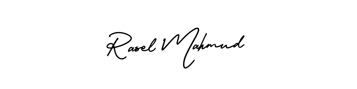 Create a beautiful signature design for name Rasel Mahmud. With this signature (AmerikaSignatureDemo-Regular) fonts, you can make a handwritten signature for free. Rasel Mahmud signature style 3 images and pictures png