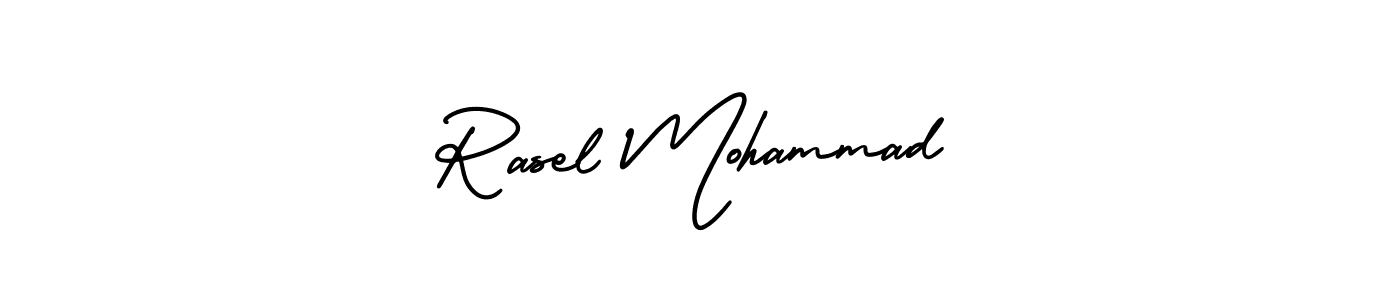 You can use this online signature creator to create a handwritten signature for the name Rasel Mohammad. This is the best online autograph maker. Rasel Mohammad signature style 3 images and pictures png