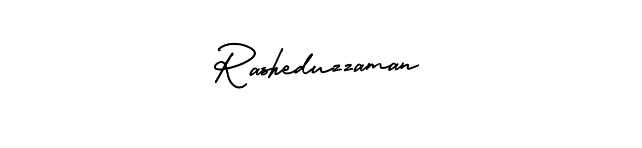 Use a signature maker to create a handwritten signature online. With this signature software, you can design (AmerikaSignatureDemo-Regular) your own signature for name Rasheduzzaman. Rasheduzzaman signature style 3 images and pictures png