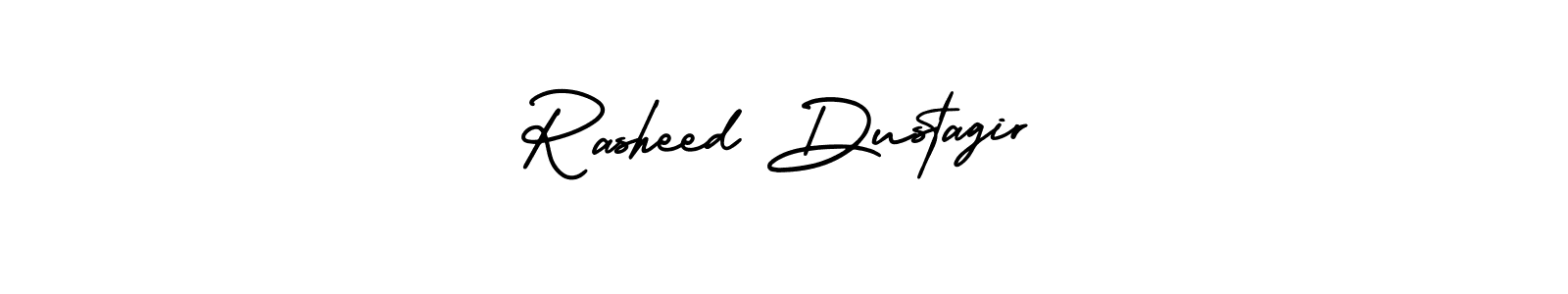 Similarly AmerikaSignatureDemo-Regular is the best handwritten signature design. Signature creator online .You can use it as an online autograph creator for name Rasheed Dustagir. Rasheed Dustagir signature style 3 images and pictures png