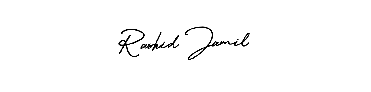 Make a beautiful signature design for name Rashid Jamil. Use this online signature maker to create a handwritten signature for free. Rashid Jamil signature style 3 images and pictures png