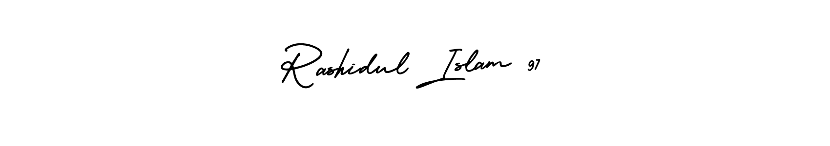 Rashidul Islam 97 stylish signature style. Best Handwritten Sign (AmerikaSignatureDemo-Regular) for my name. Handwritten Signature Collection Ideas for my name Rashidul Islam 97. Rashidul Islam 97 signature style 3 images and pictures png
