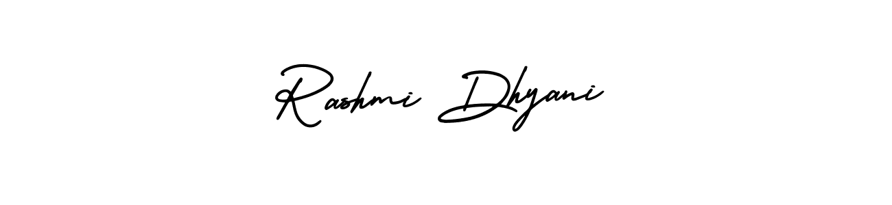 AmerikaSignatureDemo-Regular is a professional signature style that is perfect for those who want to add a touch of class to their signature. It is also a great choice for those who want to make their signature more unique. Get Rashmi Dhyani name to fancy signature for free. Rashmi Dhyani signature style 3 images and pictures png