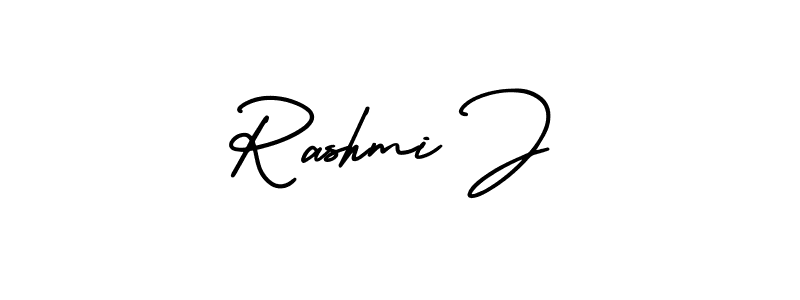 Best and Professional Signature Style for Rashmi J. AmerikaSignatureDemo-Regular Best Signature Style Collection. Rashmi J signature style 3 images and pictures png