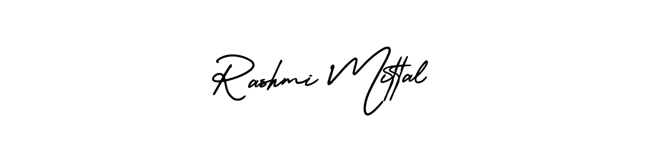 How to make Rashmi Mittal signature? AmerikaSignatureDemo-Regular is a professional autograph style. Create handwritten signature for Rashmi Mittal name. Rashmi Mittal signature style 3 images and pictures png