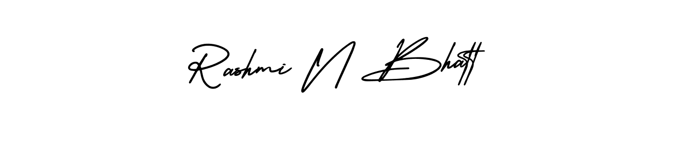 Make a beautiful signature design for name Rashmi N Bhatt. Use this online signature maker to create a handwritten signature for free. Rashmi N Bhatt signature style 3 images and pictures png