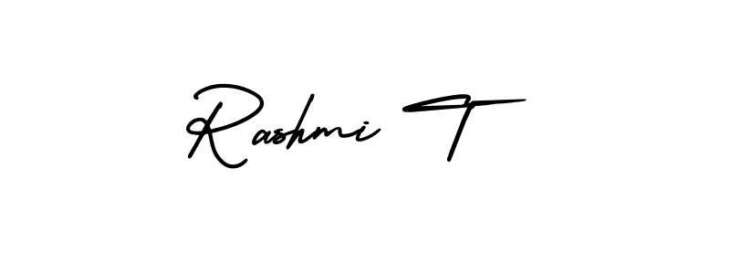 Once you've used our free online signature maker to create your best signature AmerikaSignatureDemo-Regular style, it's time to enjoy all of the benefits that Rashmi T name signing documents. Rashmi T signature style 3 images and pictures png