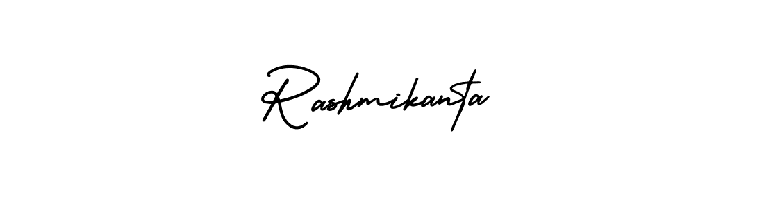 Use a signature maker to create a handwritten signature online. With this signature software, you can design (AmerikaSignatureDemo-Regular) your own signature for name Rashmikanta. Rashmikanta signature style 3 images and pictures png