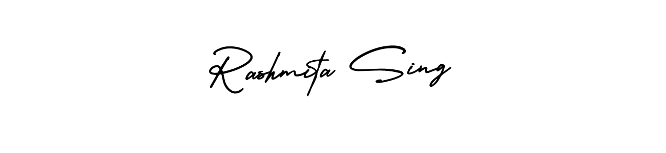 Use a signature maker to create a handwritten signature online. With this signature software, you can design (AmerikaSignatureDemo-Regular) your own signature for name Rashmita Sing. Rashmita Sing signature style 3 images and pictures png