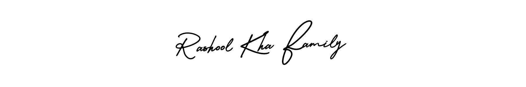 How to Draw Rashool Kha Family signature style? AmerikaSignatureDemo-Regular is a latest design signature styles for name Rashool Kha Family. Rashool Kha Family signature style 3 images and pictures png
