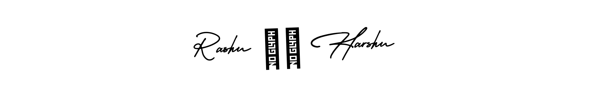 Similarly AmerikaSignatureDemo-Regular is the best handwritten signature design. Signature creator online .You can use it as an online autograph creator for name Rashu ❤️ Harshu. Rashu ❤️ Harshu signature style 3 images and pictures png