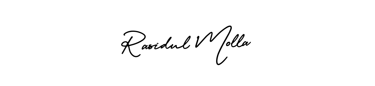 Make a beautiful signature design for name Rasidul Molla. Use this online signature maker to create a handwritten signature for free. Rasidul Molla signature style 3 images and pictures png