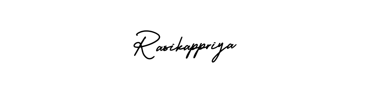 Also You can easily find your signature by using the search form. We will create Rasikappriya name handwritten signature images for you free of cost using AmerikaSignatureDemo-Regular sign style. Rasikappriya signature style 3 images and pictures png