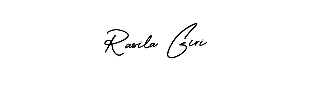 It looks lik you need a new signature style for name Rasila Giri. Design unique handwritten (AmerikaSignatureDemo-Regular) signature with our free signature maker in just a few clicks. Rasila Giri signature style 3 images and pictures png