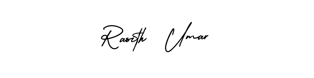 It looks lik you need a new signature style for name Rasith  Umar. Design unique handwritten (AmerikaSignatureDemo-Regular) signature with our free signature maker in just a few clicks. Rasith  Umar signature style 3 images and pictures png