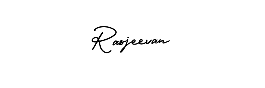 if you are searching for the best signature style for your name Rasjeevan. so please give up your signature search. here we have designed multiple signature styles  using AmerikaSignatureDemo-Regular. Rasjeevan signature style 3 images and pictures png