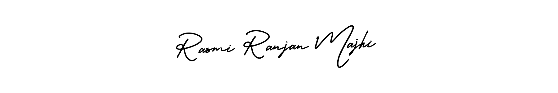 Make a beautiful signature design for name Rasmi Ranjan Majhi. With this signature (AmerikaSignatureDemo-Regular) style, you can create a handwritten signature for free. Rasmi Ranjan Majhi signature style 3 images and pictures png