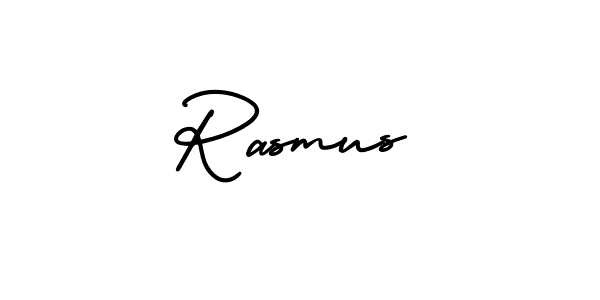 Rasmus stylish signature style. Best Handwritten Sign (AmerikaSignatureDemo-Regular) for my name. Handwritten Signature Collection Ideas for my name Rasmus. Rasmus signature style 3 images and pictures png