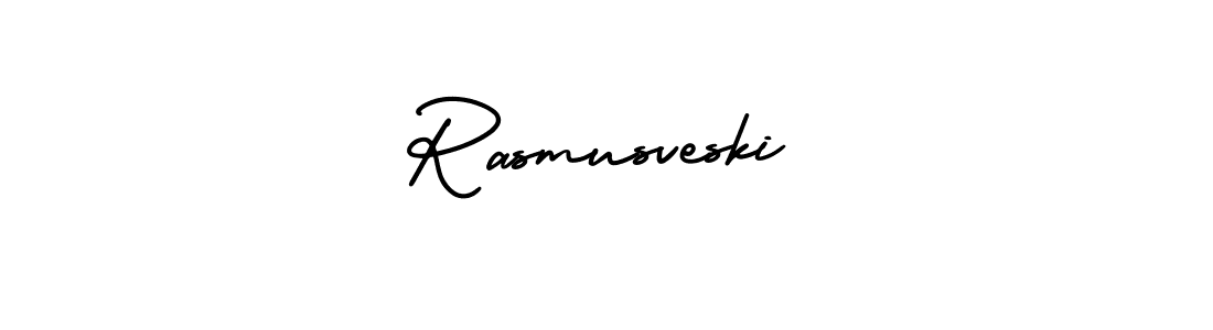 Create a beautiful signature design for name Rasmusveski. With this signature (AmerikaSignatureDemo-Regular) fonts, you can make a handwritten signature for free. Rasmusveski signature style 3 images and pictures png