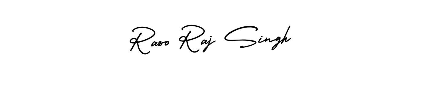 How to make Raso Raj Singh name signature. Use AmerikaSignatureDemo-Regular style for creating short signs online. This is the latest handwritten sign. Raso Raj Singh signature style 3 images and pictures png