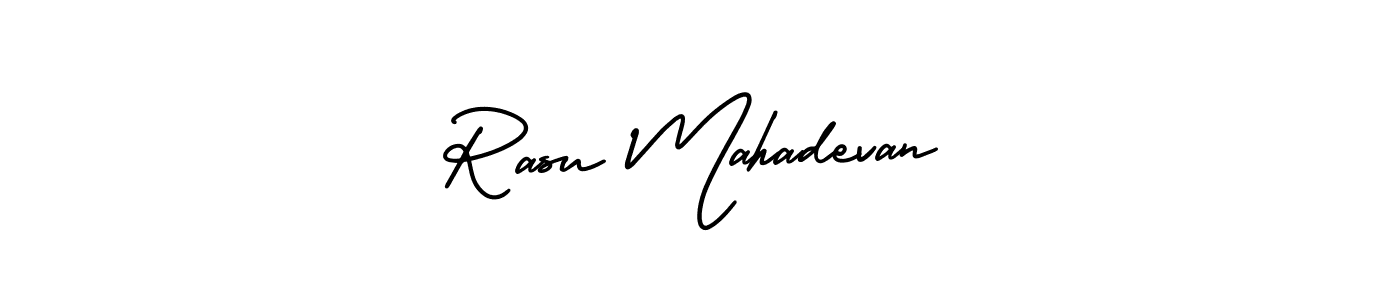 Design your own signature with our free online signature maker. With this signature software, you can create a handwritten (AmerikaSignatureDemo-Regular) signature for name Rasu Mahadevan. Rasu Mahadevan signature style 3 images and pictures png