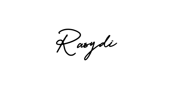 AmerikaSignatureDemo-Regular is a professional signature style that is perfect for those who want to add a touch of class to their signature. It is also a great choice for those who want to make their signature more unique. Get Rasydi name to fancy signature for free. Rasydi signature style 3 images and pictures png