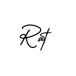 Also we have Rat name is the best signature style. Create professional handwritten signature collection using AmerikaSignatureDemo-Regular autograph style. Rat signature style 3 images and pictures png