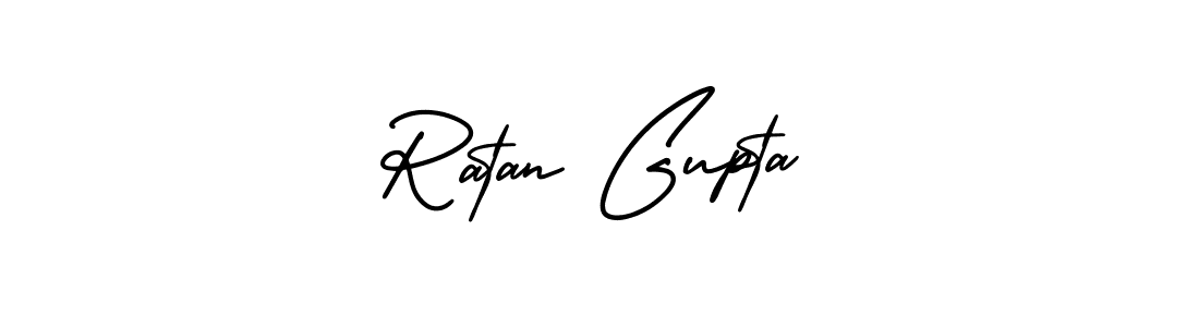 You should practise on your own different ways (AmerikaSignatureDemo-Regular) to write your name (Ratan Gupta) in signature. don't let someone else do it for you. Ratan Gupta signature style 3 images and pictures png